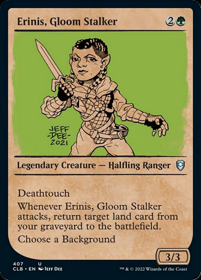 Erinis, Gloom Stalker (Showcase) [Commander Legends: Battle for Baldur's Gate] | Jack's On Queen