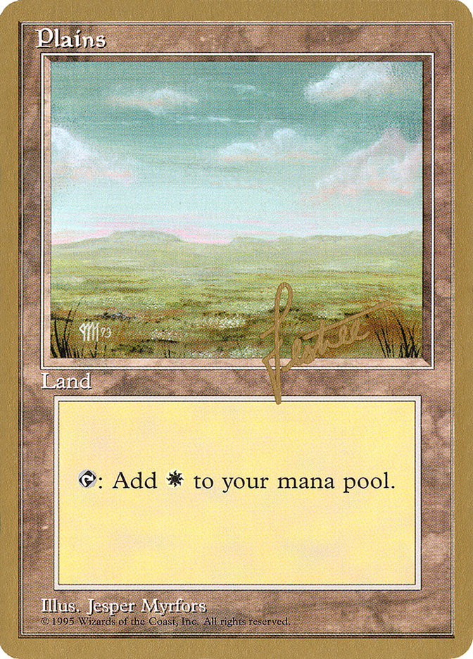 Plains (bl364) (Bertrand Lestree) [Pro Tour Collector Set] | Jack's On Queen