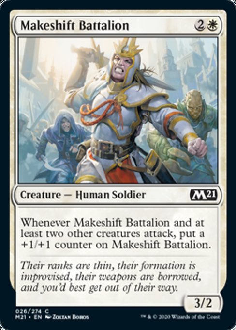 Makeshift Battalion [Core Set 2021] | Jack's On Queen