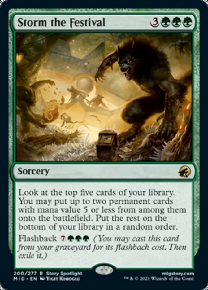 Storm the Festival [Innistrad: Midnight Hunt] | Jack's On Queen