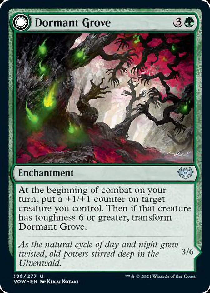 Dormant Grove // Gnarled Grovestrider [Innistrad: Crimson Vow] | Jack's On Queen