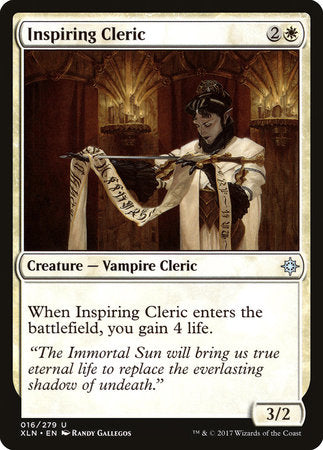 Inspiring Cleric [Ixalan] | Jack's On Queen