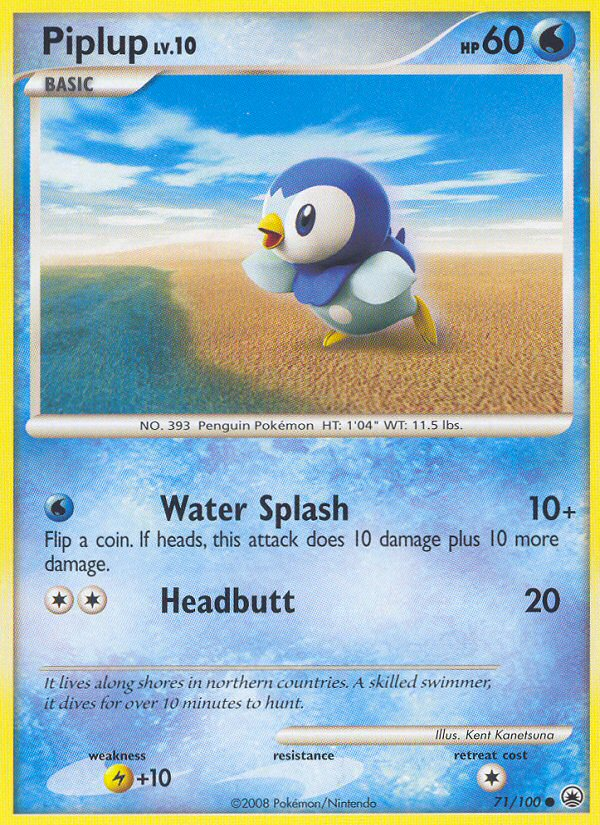 Piplup (71/100) [Diamond & Pearl: Majestic Dawn] | Jack's On Queen