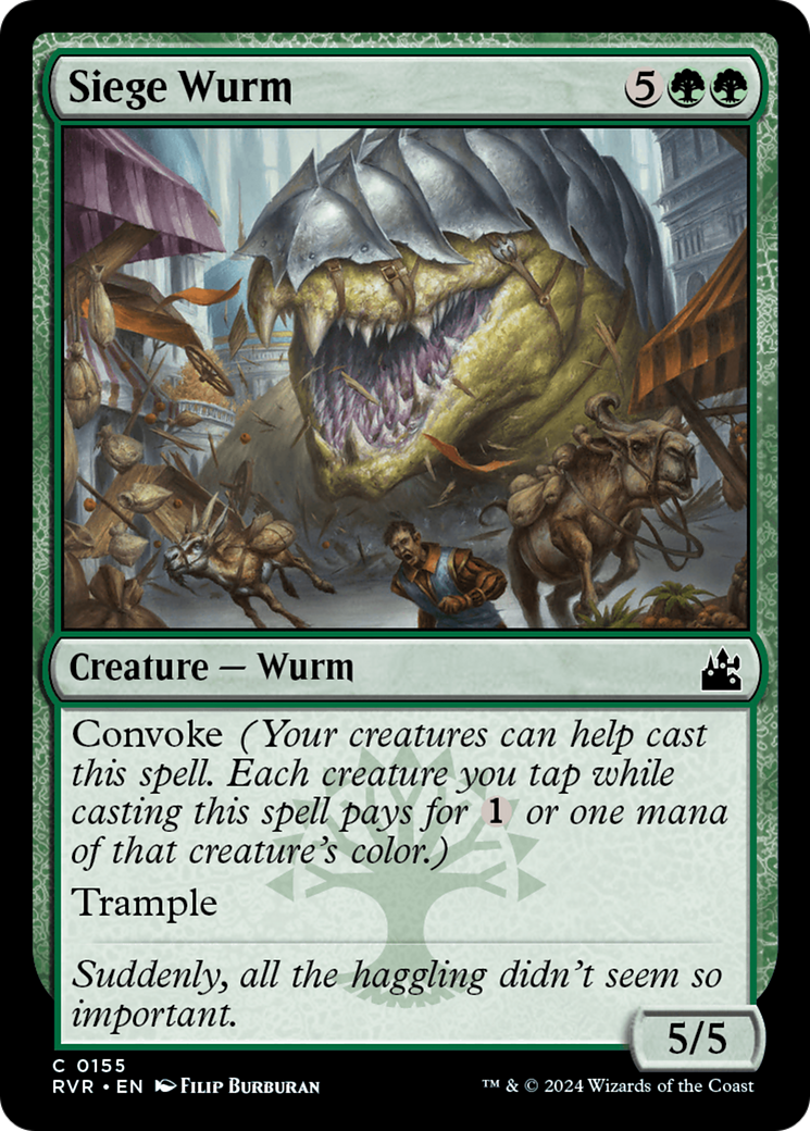 Siege Wurm [Ravnica Remastered] | Jack's On Queen