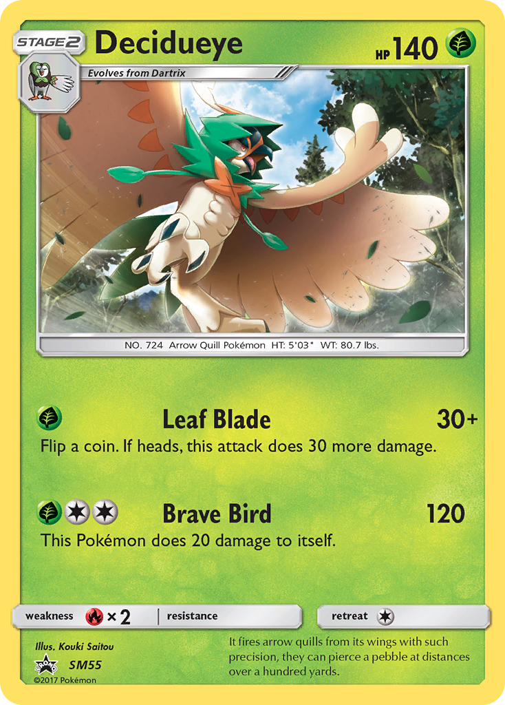 Decidueye (SM55) [Sun & Moon: Black Star Promos] | Jack's On Queen