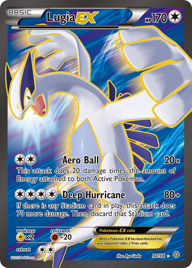 Lugia EX (94/98) [XY: Ancient Origins] | Jack's On Queen