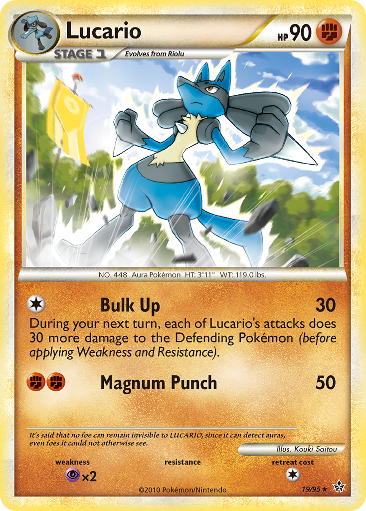 Lucario (19/95) [HeartGold & SoulSilver: Unleashed] | Jack's On Queen