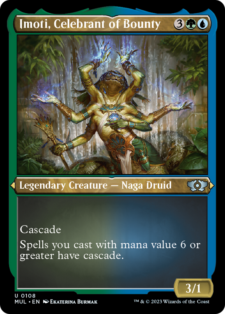 Imoti, Celebrant of Bounty (Foil Etched) [Multiverse Legends] | Jack's On Queen