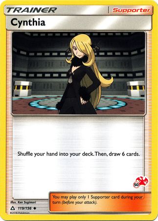 Cynthia (119/156) (Charizard Stamp #50) [Battle Academy 2020] | Jack's On Queen