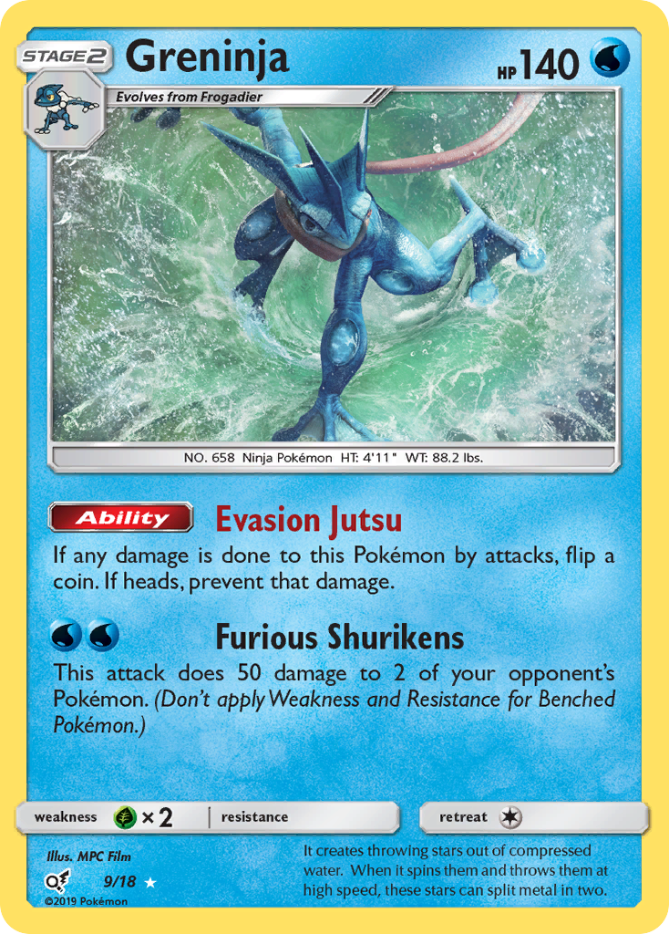 Greninja (9/18) [Sun & Moon: Detective Pikachu] | Jack's On Queen