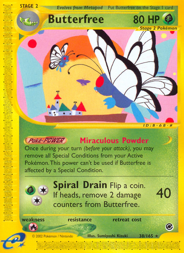 Butterfree (38/165) [Expedition: Base Set] | Jack's On Queen