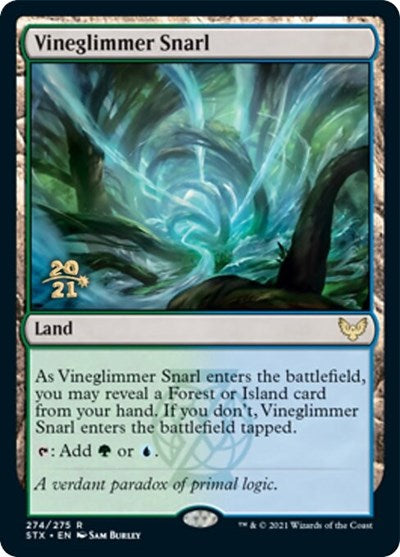 Vineglimmer Snarl [Strixhaven: School of Mages Prerelease Promos] | Jack's On Queen