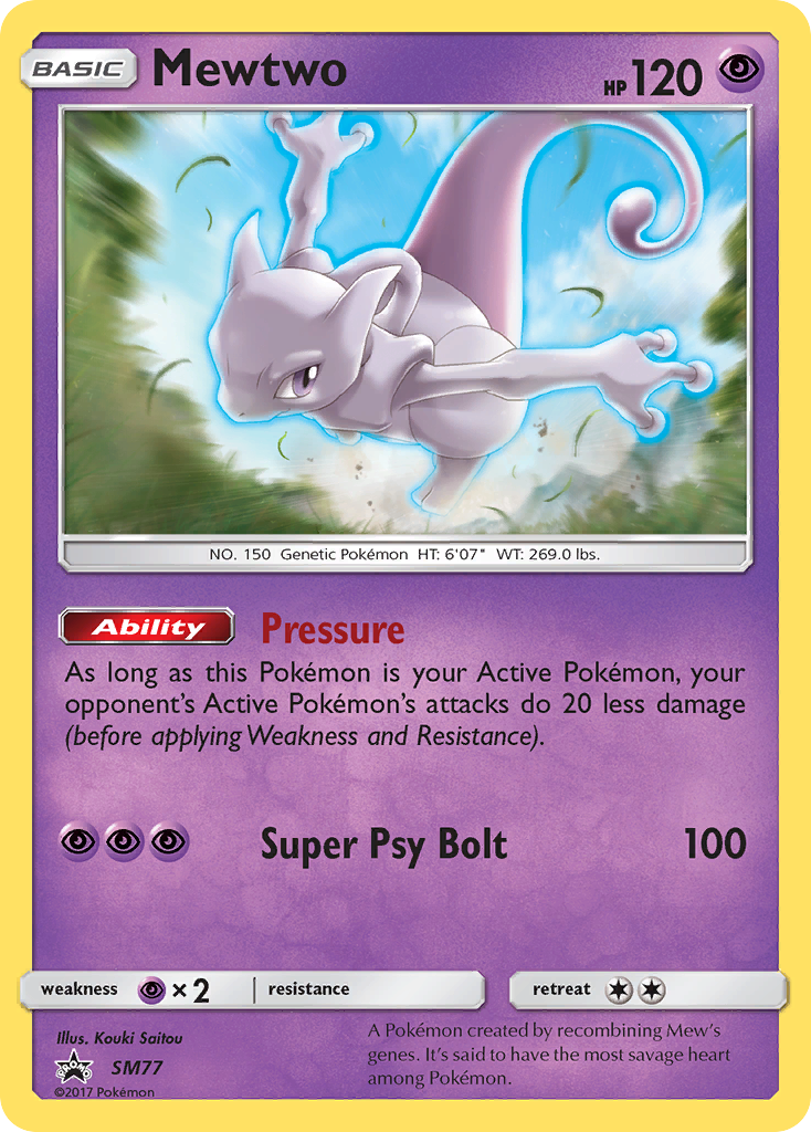 Mewtwo (SM77) [Sun & Moon: Black Star Promos] | Jack's On Queen