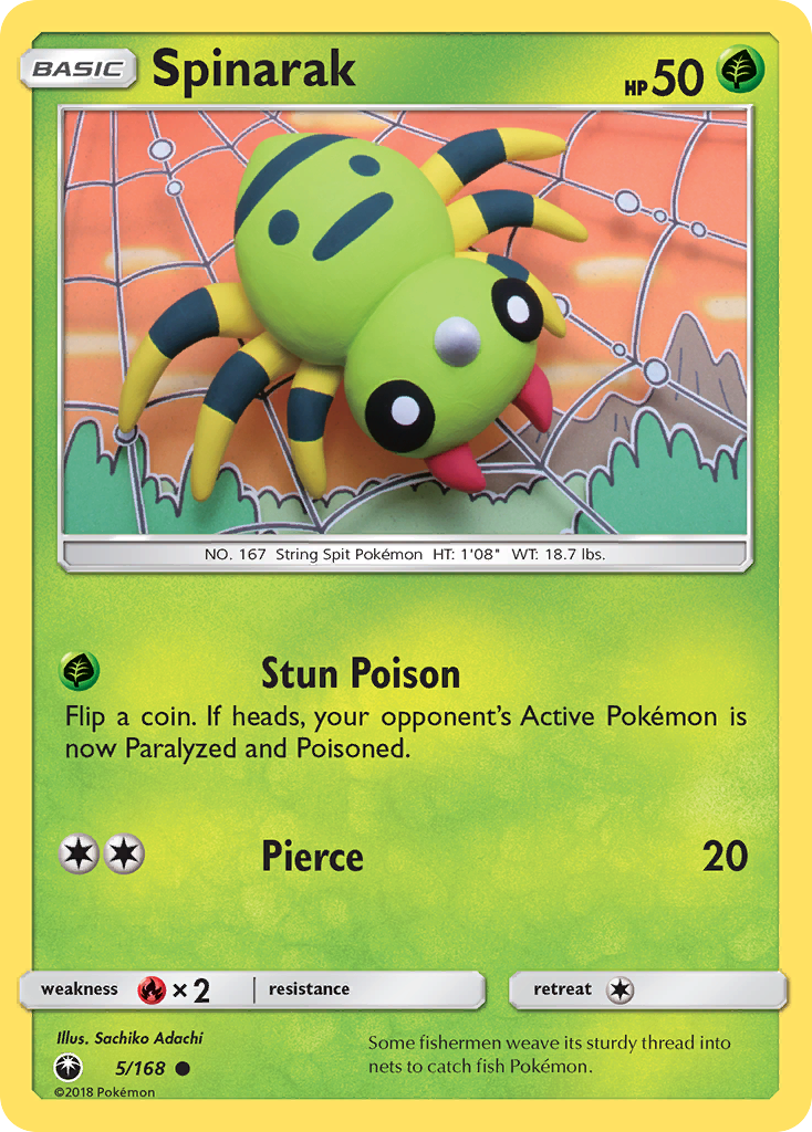 Spinarak (5/168) [Sun & Moon: Celestial Storm] | Jack's On Queen