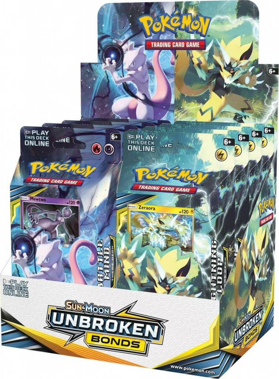 Sun & Moon: Unbroken Bonds - Theme Deck Display | Jack's On Queen