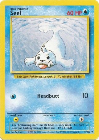 Seel (41/102) [Base Set Unlimited] | Jack's On Queen