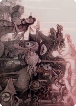 March of Burgeoning Life Art Card [Kamigawa: Neon Dynasty Art Series] | Jack's On Queen