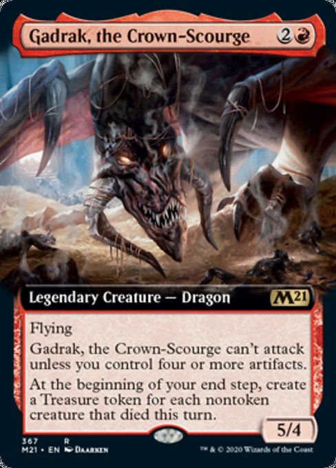 Gadrak, the Crown-Scourge (Extended Art) [Core Set 2021] | Jack's On Queen