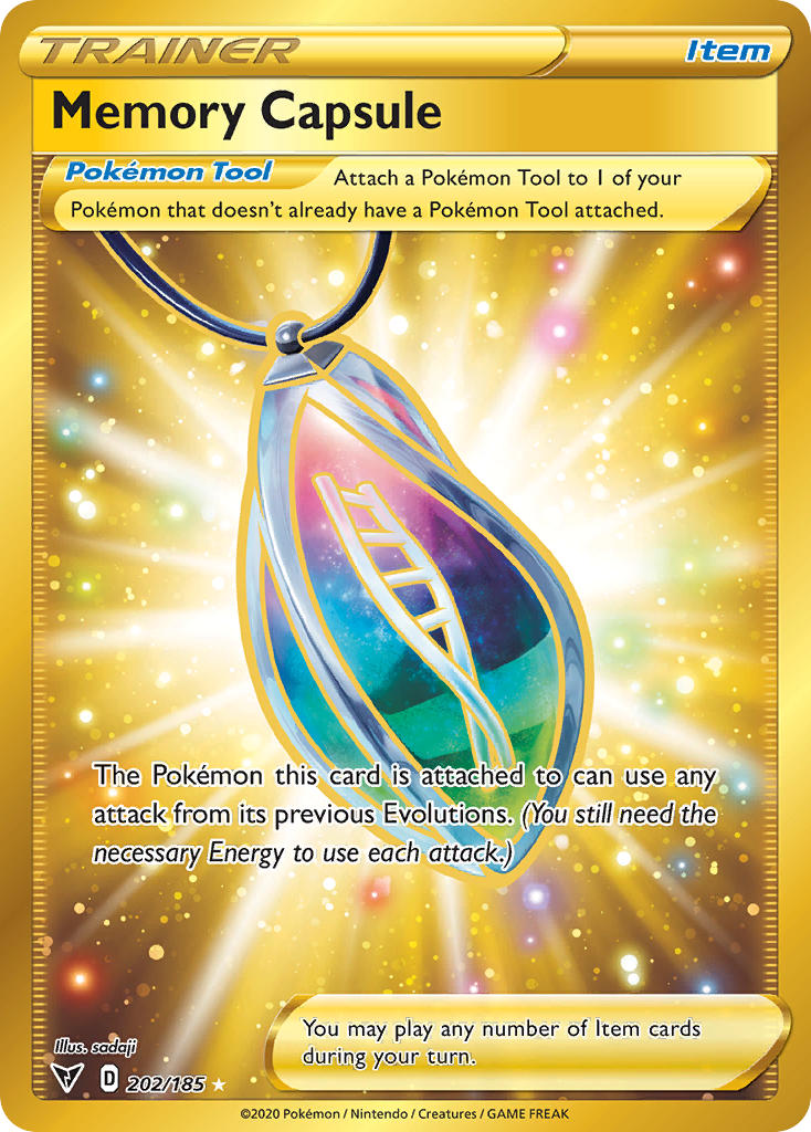 Memory Capsule (202/185) [Sword & Shield: Vivid Voltage] | Jack's On Queen