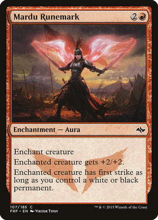 Mardu Runemark [Fate Reforged] | Jack's On Queen