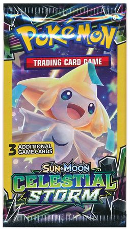 Sun & Moon: Celestial Storm - 3-Card Booster Pack | Jack's On Queen