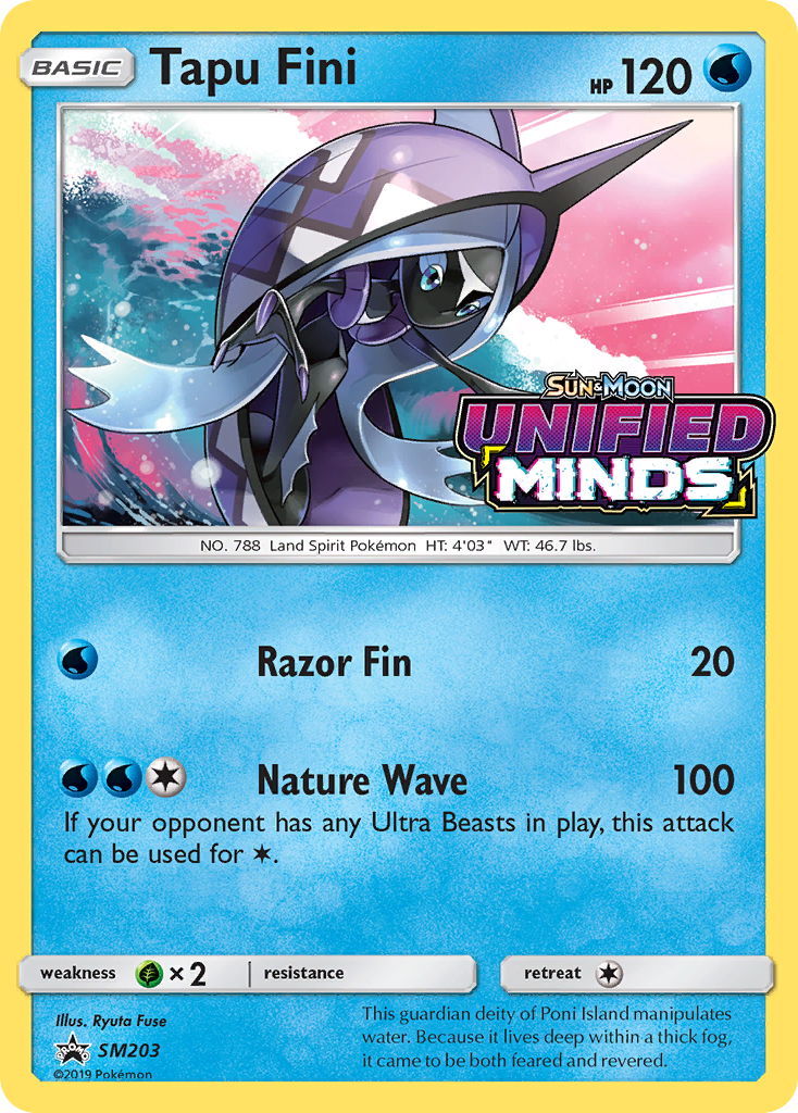 Tapu Fini (SM203) [Sun & Moon: Black Star Promos] | Jack's On Queen