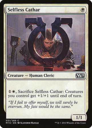 Selfless Cathar [Magic 2015] | Jack's On Queen