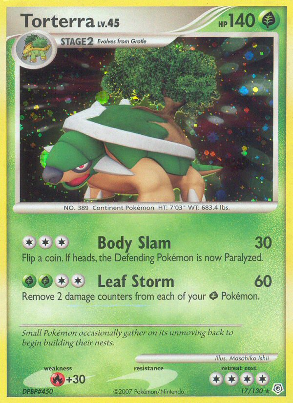 Torterra (17/130) [Diamond & Pearl: Base Set] | Jack's On Queen