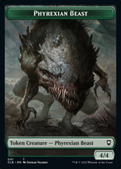 Phyrexian Beast // Wurm Double-sided Token [Commander Legends: Battle for Baldur's Gate Tokens] | Jack's On Queen