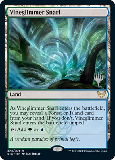 Vineglimmer Snarl (Promo Pack) [Strixhaven: School of Mages Promos] | Jack's On Queen