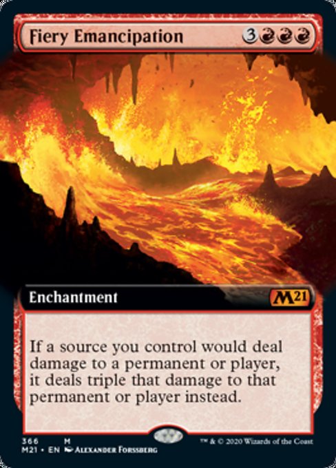 Fiery Emancipation (Extended Art) [Core Set 2021] | Jack's On Queen
