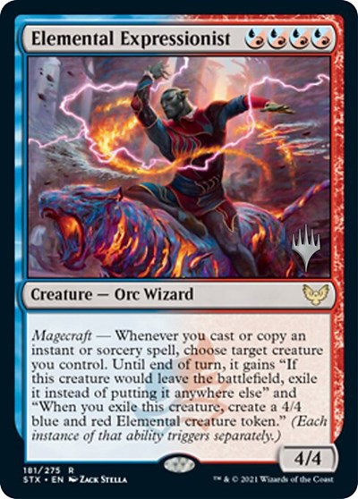 Elemental Expressionist (Promo Pack) [Strixhaven: School of Mages Promos] | Jack's On Queen