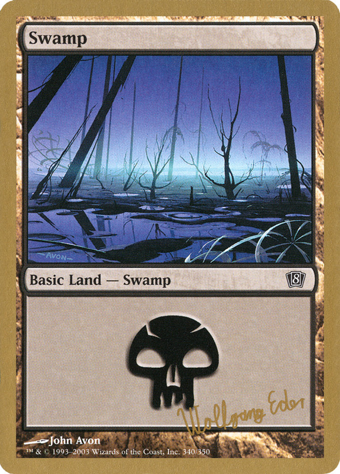 Swamp (we340) (Wolfgang Eder) [World Championship Decks 2003] | Jack's On Queen