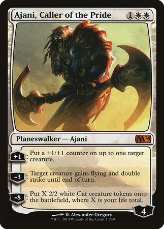 Ajani, Caller of the Pride [Magic 2014] | Jack's On Queen