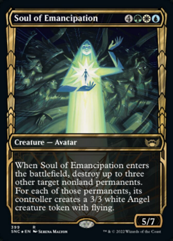 Soul of Emancipation (Showcase Golden Age Gilded Foil) [Streets of New Capenna] | Jack's On Queen