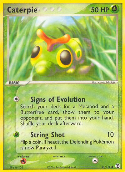 Caterpie (56/112) [EX: FireRed & LeafGreen] | Jack's On Queen