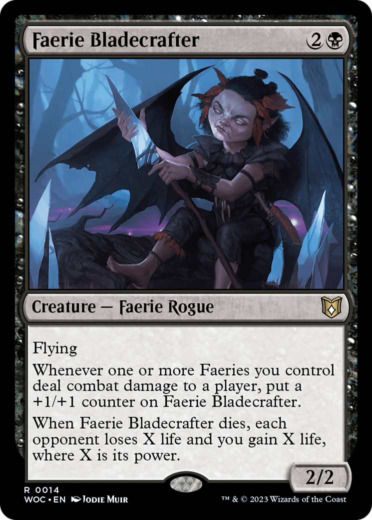 Faerie Bladecrafter [Wilds of Eldraine Commander] | Jack's On Queen