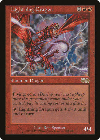 Lightning Dragon [Urza's Saga] | Jack's On Queen