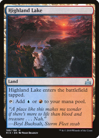 Highland Lake [Rivals of Ixalan] | Jack's On Queen
