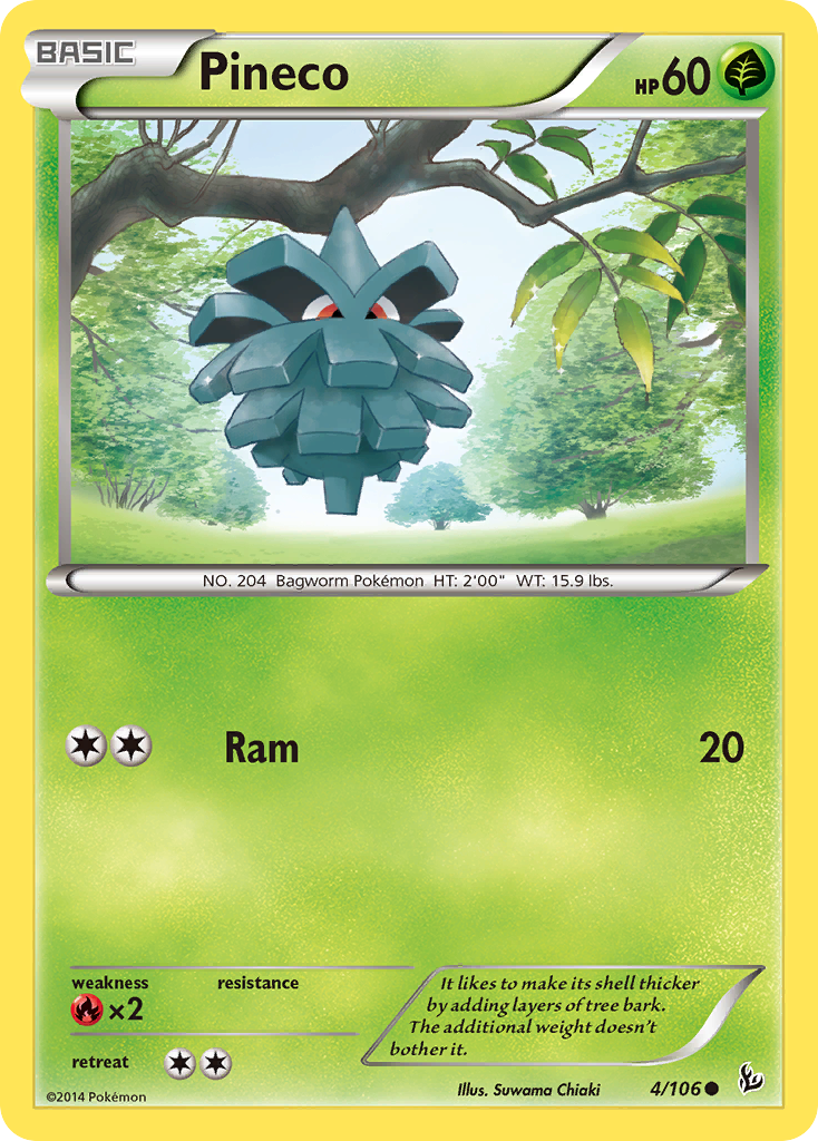 Pineco (4/106) [XY: Flashfire] | Jack's On Queen