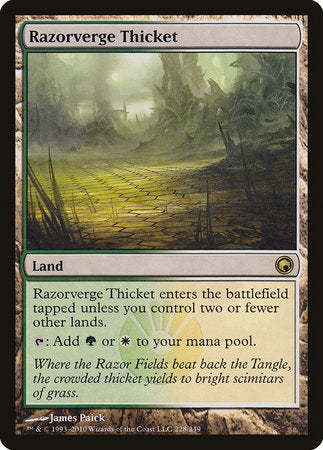 Razorverge Thicket [Scars of Mirrodin] | Jack's On Queen