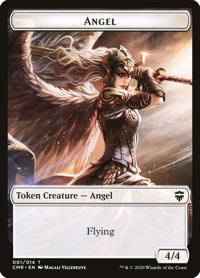 Angel // Spirit Token [Commander Legends Tokens] | Jack's On Queen