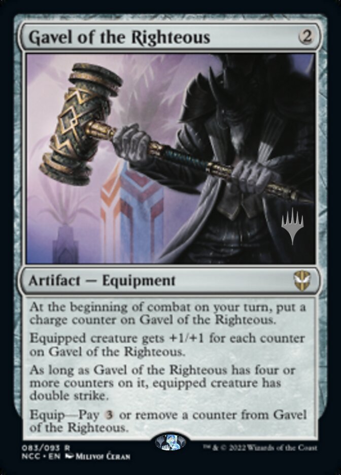 Gavel of the Righteous (Promo Pack) [Streets of New Capenna Commander Promos] | Jack's On Queen