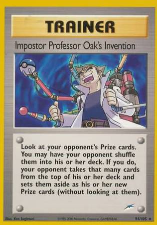 Impostor Professor Oak's Invention (94/105) [Neo Destiny Unlimited] | Jack's On Queen