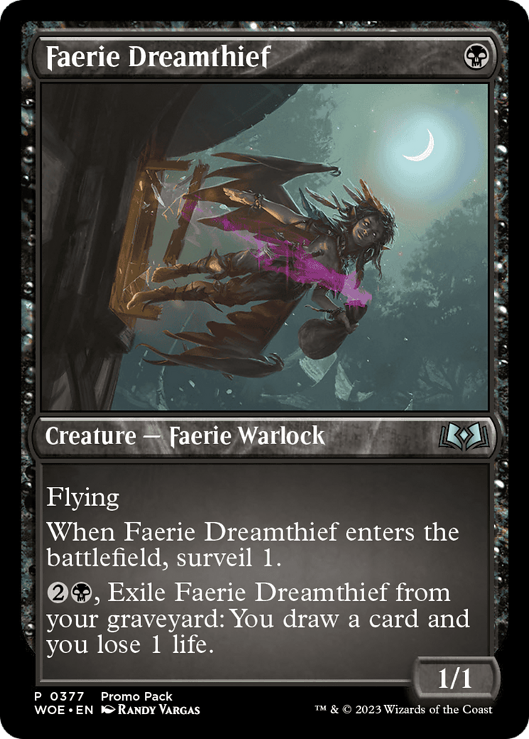 Faerie Dreamthief (Promo Pack) [Wilds of Eldraine Promos] | Jack's On Queen