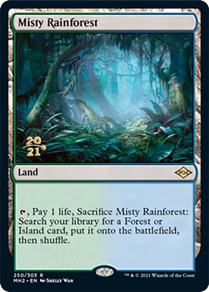 Misty Rainforest [Modern Horizons 2 Prerelease Promos] | Jack's On Queen
