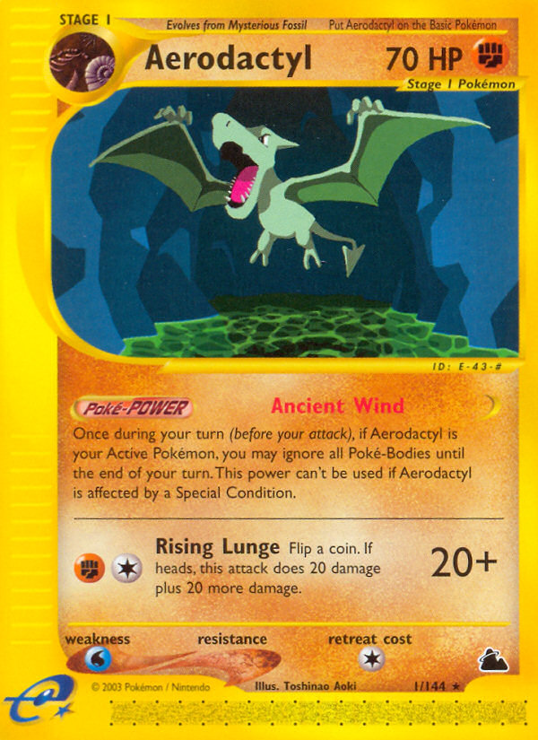 Aerodactyl (1/144) [Skyridge] | Jack's On Queen