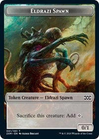 Eldrazi Spawn // Germ Double-sided Token [Double Masters Tokens] | Jack's On Queen
