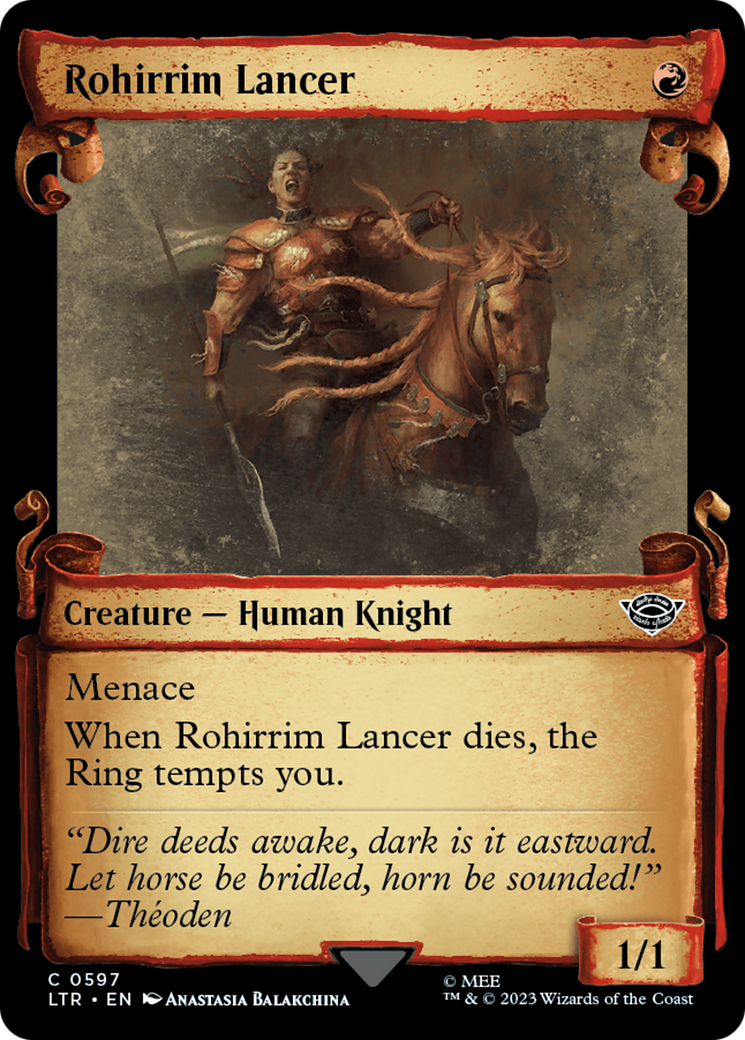 Rohirrim Lancer [The Lord of the Rings: Tales of Middle-Earth Showcase Scrolls] | Jack's On Queen