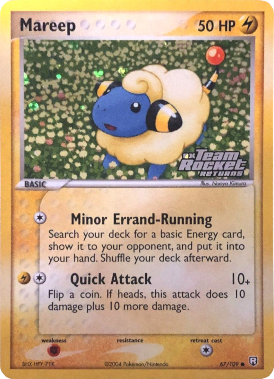 Mareep (67/109) (Stamped) [EX: Team Rocket Returns] | Jack's On Queen